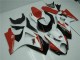 2007-2008 Rouge Blanc Suzuki GSXR 1000 Carénages Moto 2007-2008 Rouge Blanc Suzuki GSXR 1000 Carénages Moto
