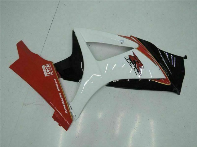 2007-2008 Rouge Blanc Suzuki GSXR 1000 Carénages Moto 2007-2008 Rouge Blanc Suzuki GSXR 1000 Carénages Moto