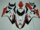 2007-2008 Rouge Blanc Suzuki GSXR 1000 Carénages Moto 2007-2008 Rouge Blanc Suzuki GSXR 1000 Carénages Moto
