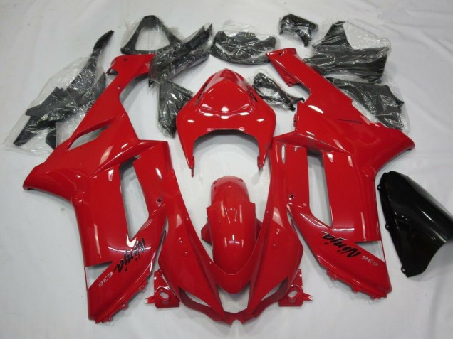 2007-2008 Rouge Kawasaki ZX6R Carénage Moto 2007-2008 Rouge Kawasaki ZX6R Carénage Moto