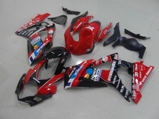 2007-2008 Rouge Suzuki GSXR 1000 Carénage Moto