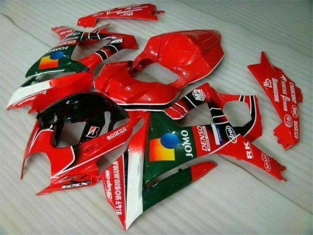 2007-2008 Rouge Suzuki GSXR 1000 Carénages Moto
