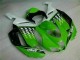 2007-2008 Vert Blanc Ninja Kawasaki ZX6R Carénage Moto 2007-2008 Vert Blanc Ninja Kawasaki ZX6R Carénage Moto