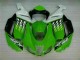 2007-2008 Vert Blanc Ninja Kawasaki ZX6R Carénage Moto 2007-2008 Vert Blanc Ninja Kawasaki ZX6R Carénage Moto
