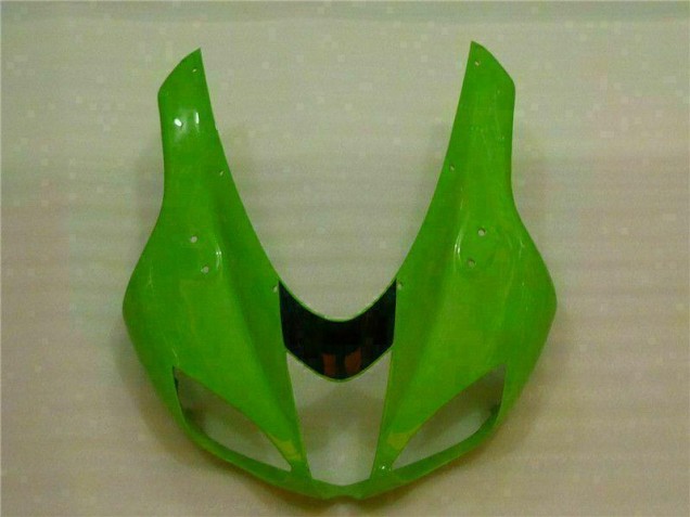 2007-2008 Vert Noir Dunlop Kawasaki ZX6R Carénage Moto 2007-2008 Vert Noir Dunlop Kawasaki ZX6R Carénage Moto