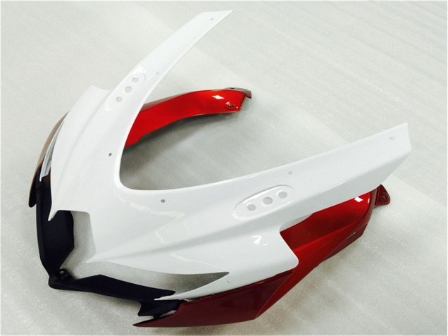 2008-2010 Blanc Rouge Noir Suzuki GSXR 600/750 Carénage Moto 2008-2010 Blanc Rouge Noir Suzuki GSXR 600/750 Carénage Moto