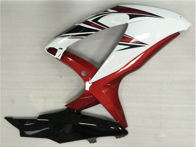 2008-2010 Blanc Rouge Noir Suzuki GSXR 600/750 Carénage Moto 2008-2010 Blanc Rouge Noir Suzuki GSXR 600/750 Carénage Moto