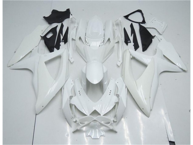 2008-2010 Blanc Suzuki GSXR 600/750 Carénage Moto 2008-2010 Blanc Suzuki GSXR 600/750 Carénage Moto