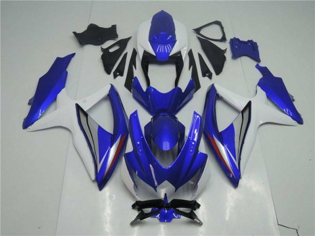 2008-2010 Bleu Blanc Suzuki GSXR 600/750 Carénage Moto 2008-2010 Bleu Blanc Suzuki GSXR 600/750 Carénage Moto