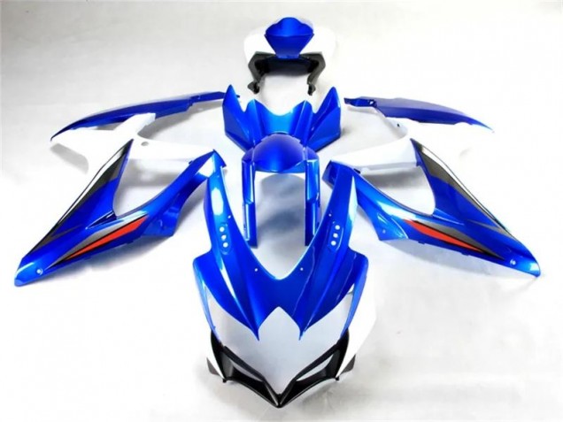 2008-2010 Bleu Blanc Suzuki GSXR 600/750 Carénages Moto 2008-2010 Bleu Blanc Suzuki GSXR 600/750 Carénages Moto