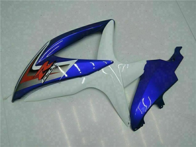 2008-2010 Bleu Blanc Suzuki GSXR 600/750 Kit Carénages Motos Complet 2008-2010 Bleu Blanc Suzuki GSXR 600/750 Kit Carénages Motos Complet