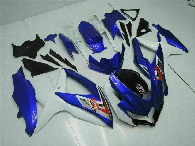 2008-2010 Bleu Blanc Suzuki GSXR 600/750 Kit Carénages Motos 2008-2010 Bleu Blanc Suzuki GSXR 600/750 Kit Carénages Motos