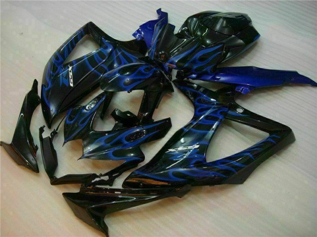 2008-2010 Bleu Noir Suzuki GSXR 600/750 Carénages Moto