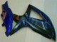 2008-2010 Bleu Noir Suzuki GSXR 600/750 Carénages Moto