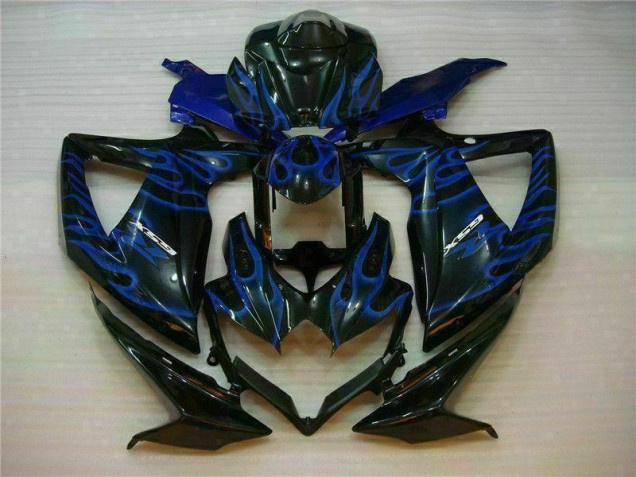 2008-2010 Bleu Noir Suzuki GSXR 600/750 Carénages Moto