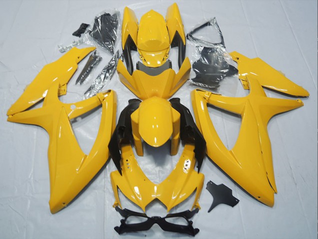 2008-2010 Jaune Suzuki GSXR 750 Carénage Moto 2008-2010 Jaune Suzuki GSXR 750 Carénage Moto