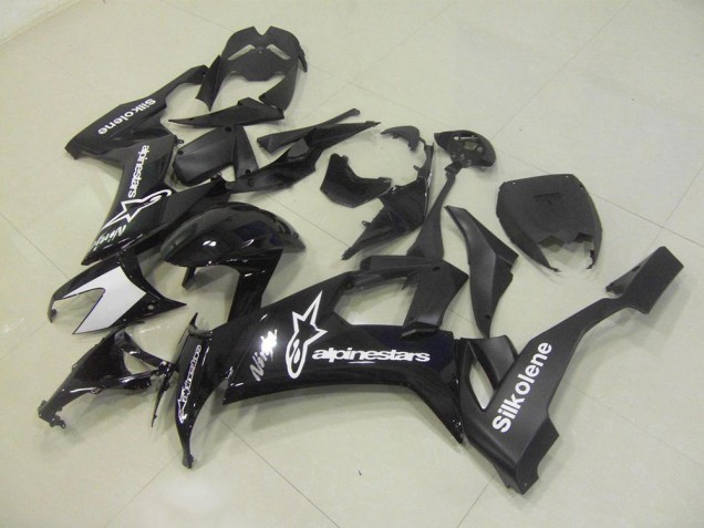 2008-2010 Noir Silkolene Kawasaki ZX10R Carénage Moto 2008-2010 Noir Silkolene Kawasaki ZX10R Carénage Moto
