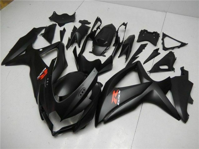 2008-2010 Noir Suzuki GSXR 600/750 Carrosserie Moto
