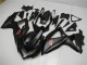 2008-2010 Noir Suzuki GSXR 600/750 Carrosserie Moto