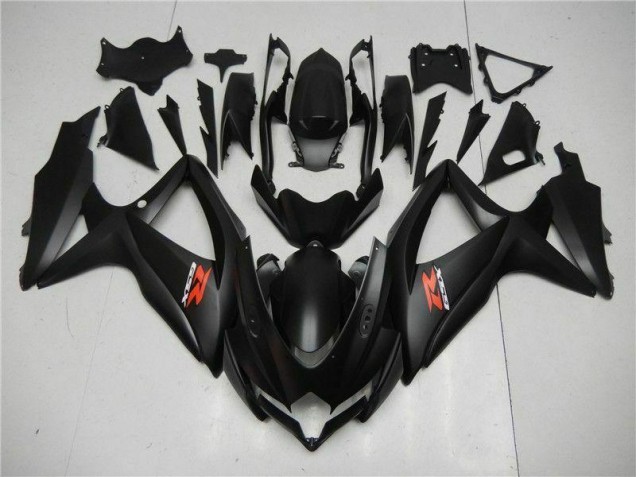 2008-2010 Noir Suzuki GSXR 600/750 Carrosserie Moto
