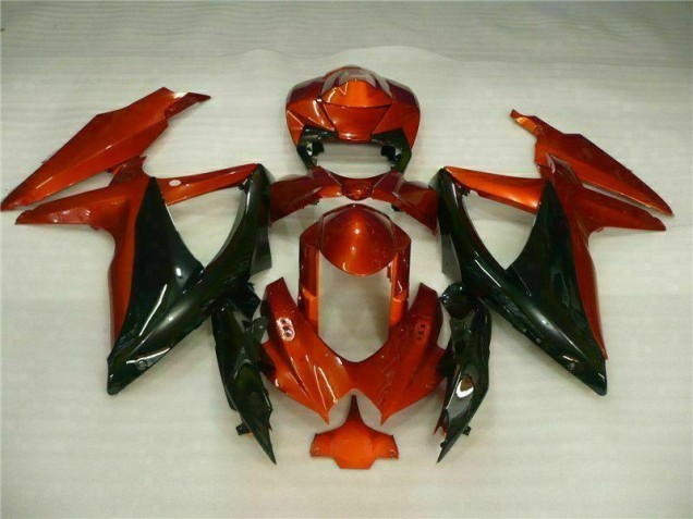 2008-2010 Rouge Noir Suzuki GSXR 600/750 Carénages Moto 2008-2010 Rouge Noir Suzuki GSXR 600/750 Carénages Moto