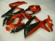 2008-2010 Rouge Noir Suzuki GSXR 600/750 Carénages Moto 2008-2010 Rouge Noir Suzuki GSXR 600/750 Carénages Moto