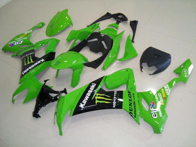 2008-2010 Vert Monster Kawasaki ZX10R Carénages Moto 2008-2010 Vert Monster Kawasaki ZX10R Carénages Moto
