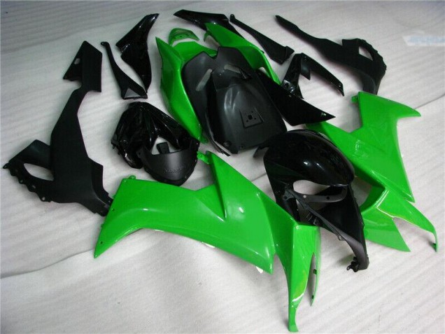 2008-2010 Vert Noir Kawasaki ZX10R Carénage Moto 2008-2010 Vert Noir Kawasaki ZX10R Carénage Moto