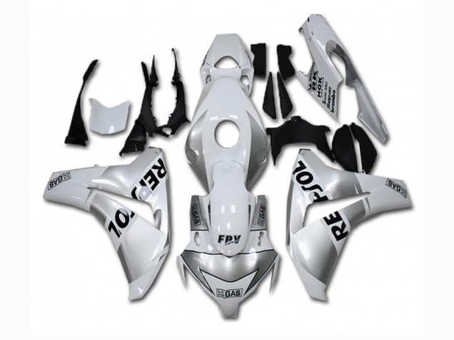 2008-2011 Argent Blanc Repsol Honda CBR1000RR Carénage Moto 2008-2011 Argent Blanc Repsol Honda CBR1000RR Carénage Moto