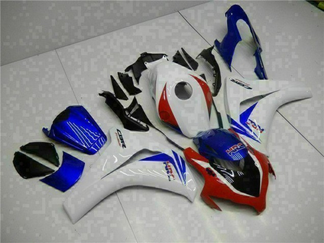 2008-2011 Blanc Bleu Honda CBR1000RR Carénage Moto 2008-2011 Blanc Bleu Honda CBR1000RR Carénage Moto
