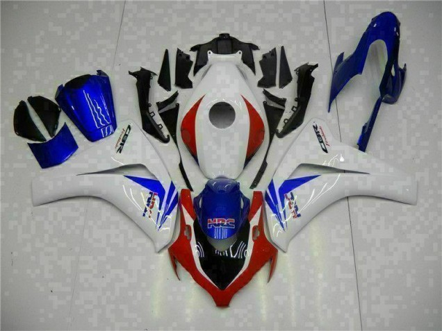 2008-2011 Blanc Bleu Honda CBR1000RR Carénage Moto 2008-2011 Blanc Bleu Honda CBR1000RR Carénage Moto