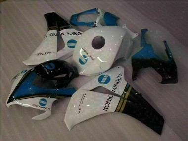 2008-2011 Blanc Bleu Honda CBR1000RR Carénages Moto