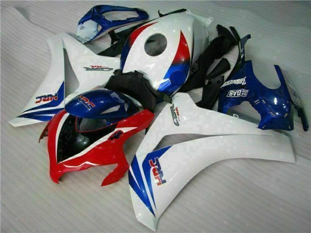 2008-2011 Blanc Bleu Honda CBR1000RR Kit Carénages Motos 2008-2011 Blanc Bleu Honda CBR1000RR Kit Carénages Motos