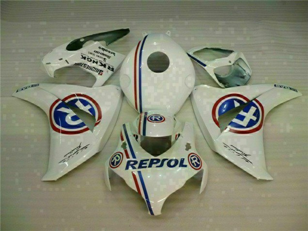 2008-2011 Blanc Bleu Repsol Honda CBR1000RR Carénage Moto 2008-2011 Blanc Bleu Repsol Honda CBR1000RR Carénage Moto
