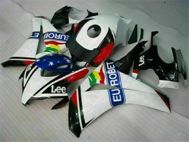 2008-2011 Blanc Bleu Rouge Eurobet Lee Honda CBR1000RR Carénage Moto 2008-2011 Blanc Bleu Rouge Eurobet Lee Honda CBR1000RR Carénage Moto