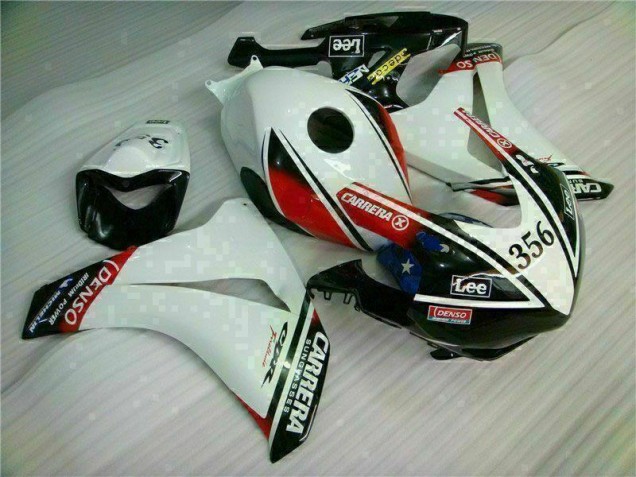 2008-2011 Blanc Noir Honda CBR1000RR Carénage Moto 2008-2011 Blanc Noir Honda CBR1000RR Carénage Moto