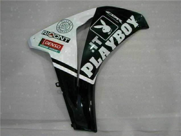 2008-2011 Blanc Noir Playboy Honda CBR1000RR Carénage Moto 2008-2011 Blanc Noir Playboy Honda CBR1000RR Carénage Moto