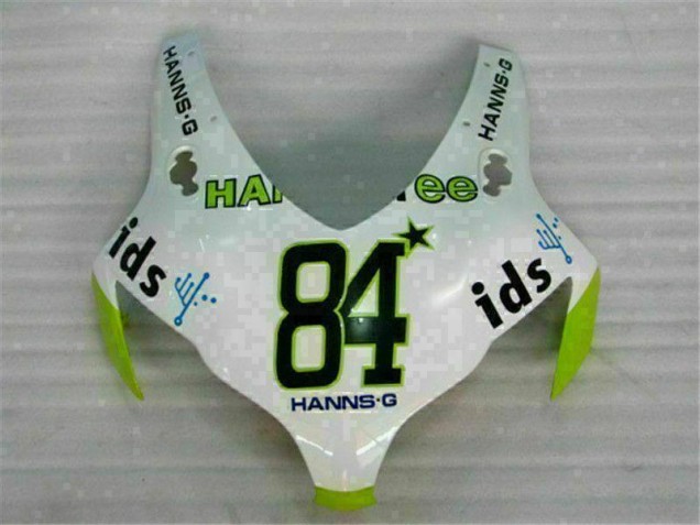 2008-2011 Blanc Vert Hannspree 84 Honda CBR1000RR Carénage Moto