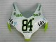 2008-2011 Blanc Vert Hannspree 84 Honda CBR1000RR Carénage Moto