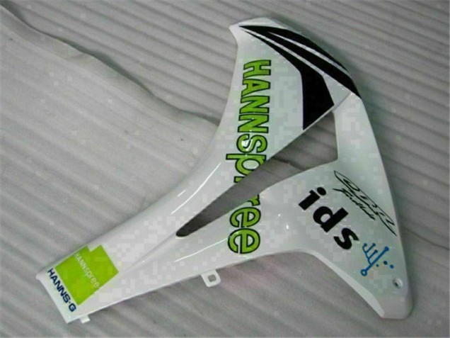 2008-2011 Blanc Vert Hannspree 84 Honda CBR1000RR Carénage Moto