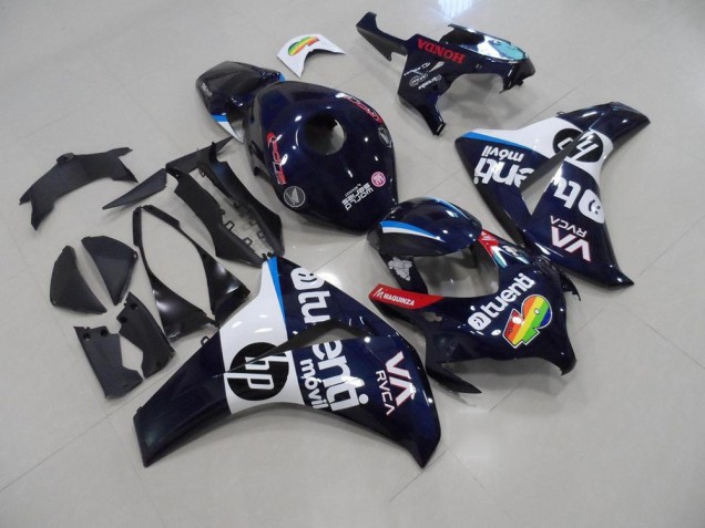 2008-2011 Bleu Foncé HP Honda CBR1000RR Carénage Moto 2008-2011 Bleu Foncé HP Honda CBR1000RR Carénage Moto