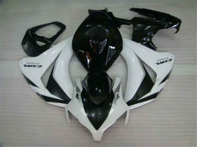 2008-2011 Noir Blanc Honda CBR1000RR Carénages Moto 2008-2011 Noir Blanc Honda CBR1000RR Carénages Moto
