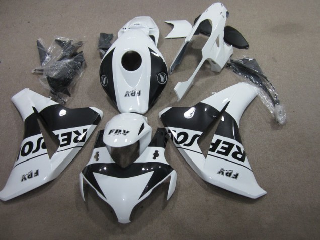 2008-2011 Noir Blanc Repsol Honda CBR1000RR Carénage Moto 2008-2011 Noir Blanc Repsol Honda CBR1000RR Carénage Moto