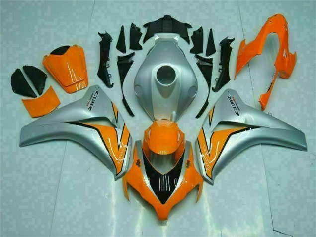 2008-2011 Orange Argent Honda CBR1000RR Carénages Moto