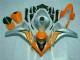 2008-2011 Orange Argent Honda CBR1000RR Carénages Moto