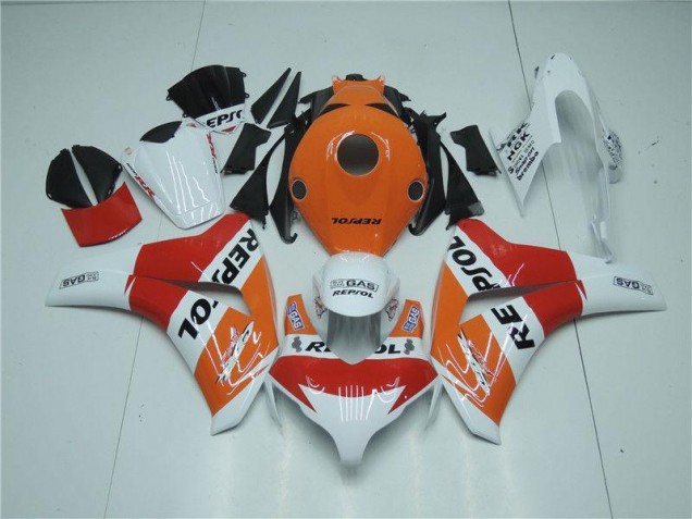 2008-2011 Orange Blanc Rouge Repsol Honda CBR1000RR Carénage Moto 2008-2011 Orange Blanc Rouge Repsol Honda CBR1000RR Carénage Moto