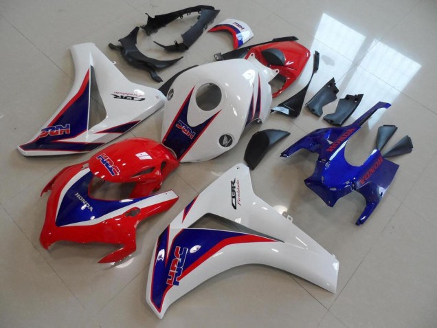 2008-2011 Rouge Blanc Bleu HRC Honda CBR1000RR Carénage Moto