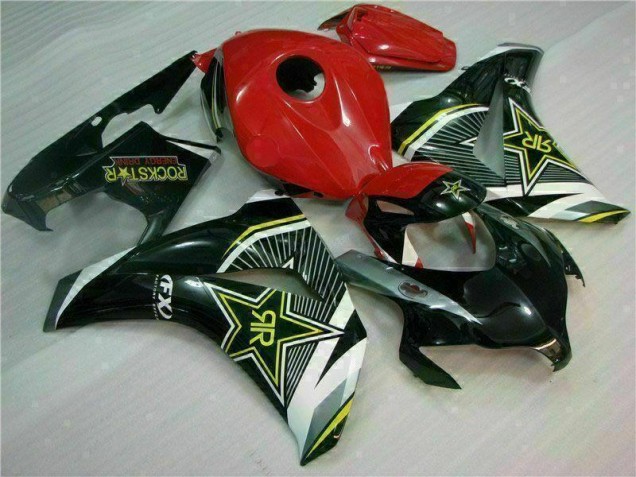 2008-2011 Rouge Noir Honda CBR1000RR Carénage Moto 2008-2011 Rouge Noir Honda CBR1000RR Carénage Moto