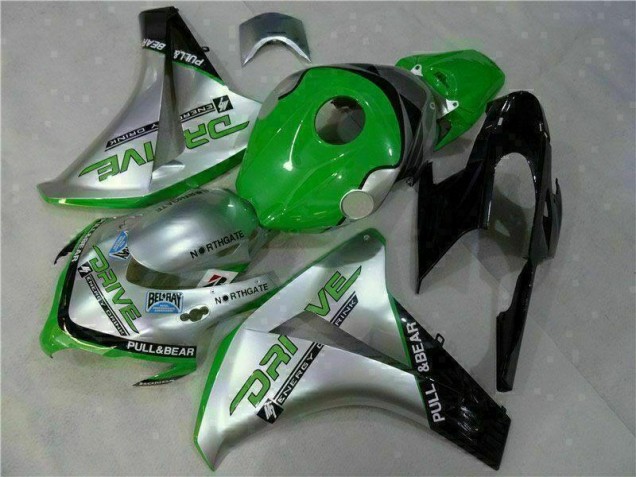 2008-2011 Vert Argent Honda CBR1000RR Carénage Moto