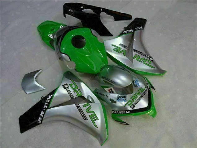 2008-2011 Vert Argent Honda CBR1000RR Carénage Moto